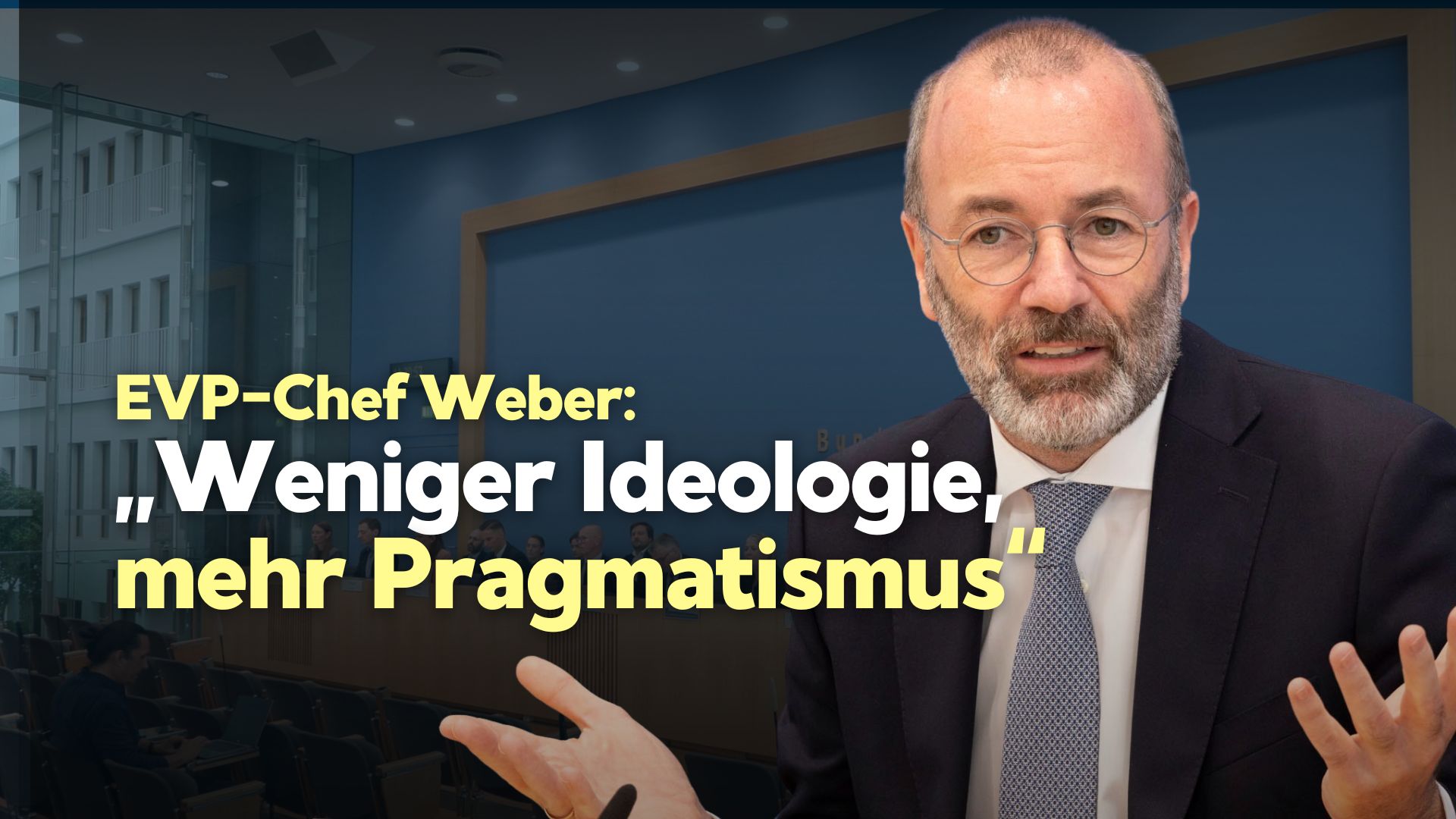 EVP-Chef will „europäische Truppen in der Ukraine“ und Abkehr vom Verbrenner-Aus