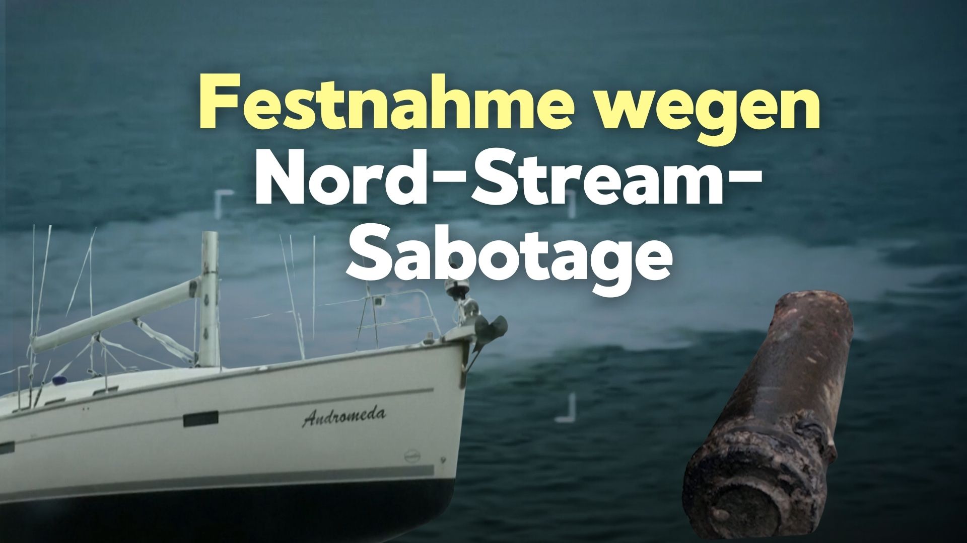 Festnahme: Ukrainer soll an „verfassungsfeindlicher Sabotage“ der Nord-Stream-Pipelines mitgewirkt haben