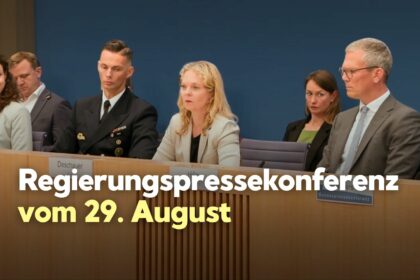 Regierungspressekonferenz vom 29. August: Afghanistan-Flieger | Arbeitslosenzahlen | Bedrohungslage durch Drohnen