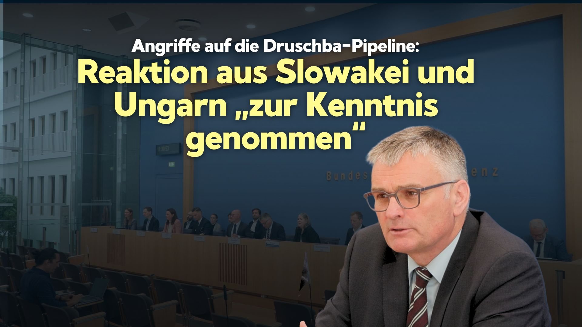 Angriff auf Druschba-Pipeline: Slowakei und Ungarn sollten Energiezufuhr „diversifizieren“ – Regierungssprecher