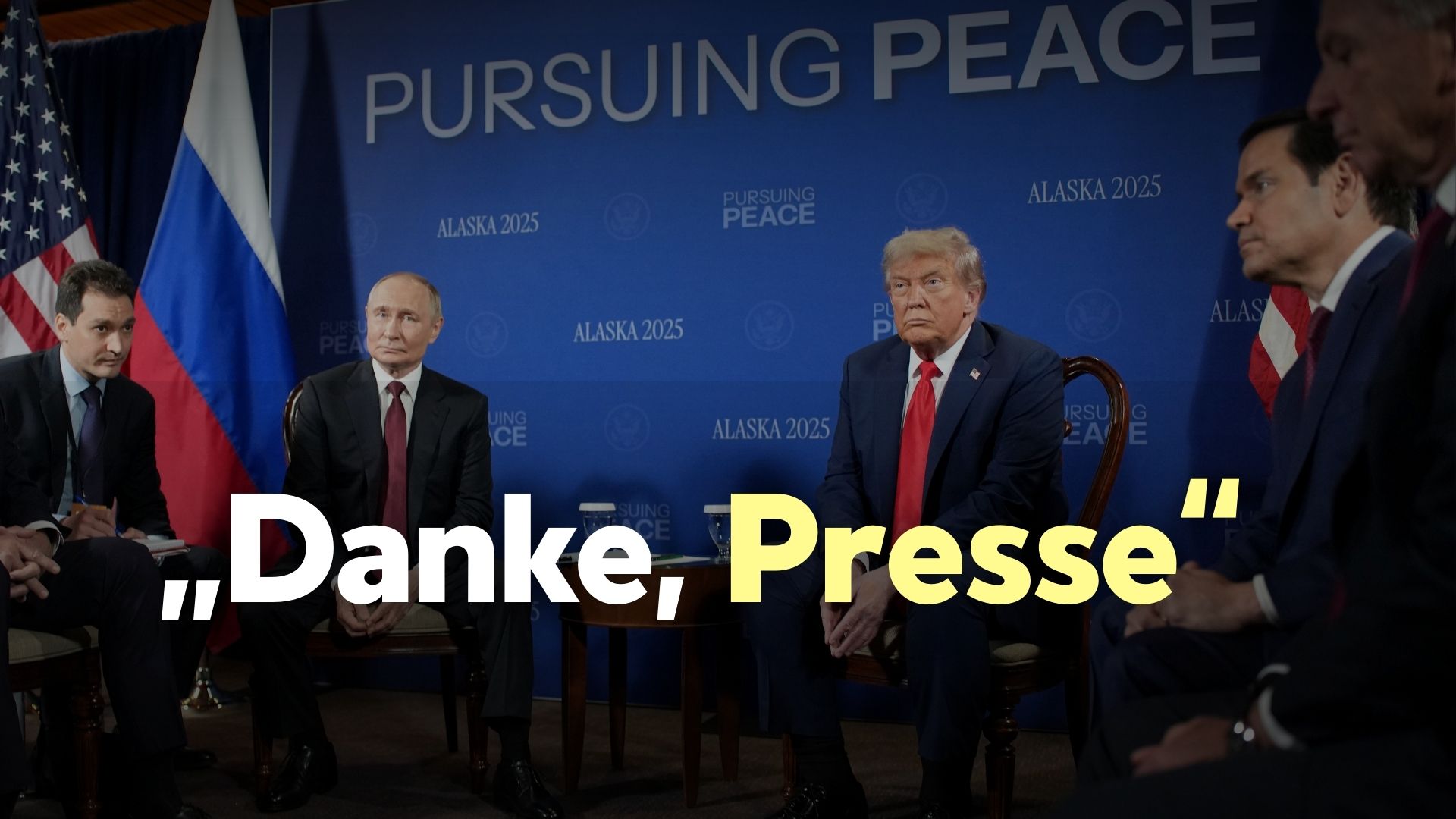 „Alle raus aus dem Raum“: Trump und Putin beginnen ihr Treffen in Alaska
