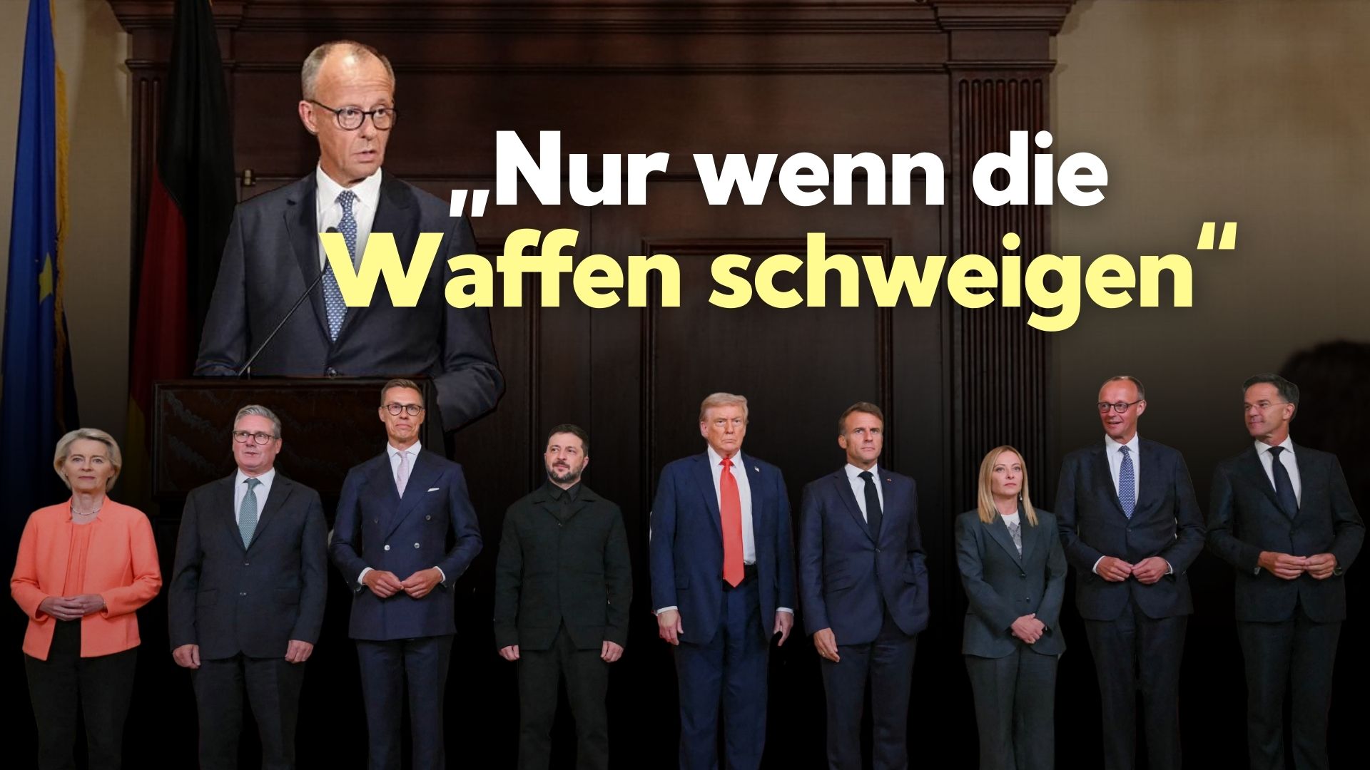 Merz nach Selenskyj-Trump-Treffen: Waffenstillstand „entscheidend für künftige Fortschritte“