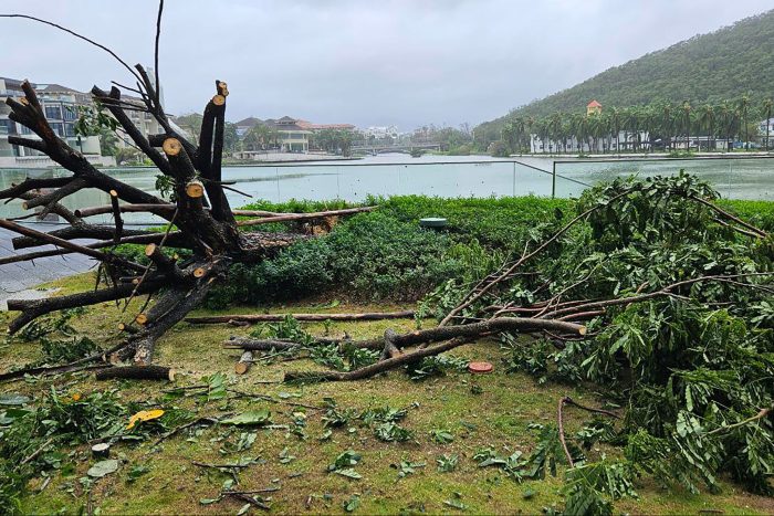 Auf der chinesischen Insel Hainan hat «Kajiki» schon gewütet.