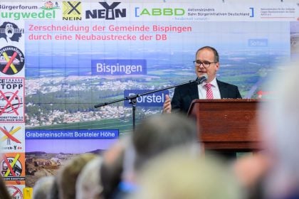 Gipfel fordert Stopp der Bahn-Neubaupläne Hamburg-Hannover