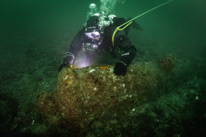 Taucher finden englische Kanonen vor Helgoland