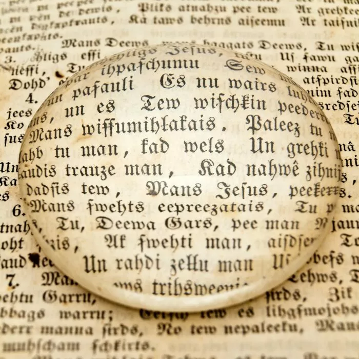 Lesesteine waren die Vorgänger der Brille