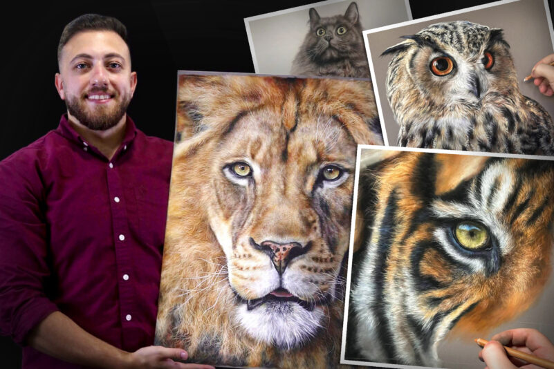 Hanna Asfour mit seinen Kunstwerken
