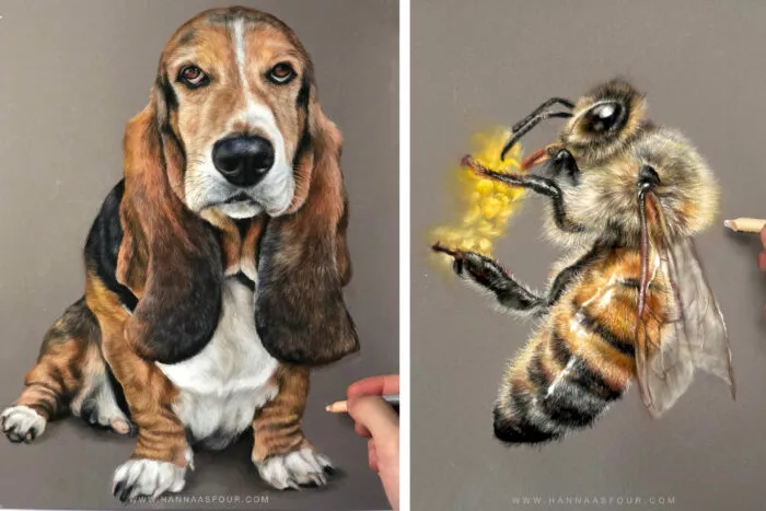 Hund und Biene von Hanna Asfour