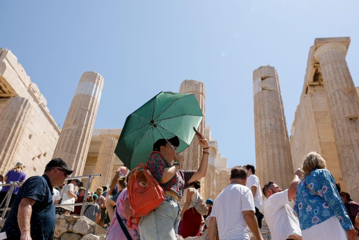 Akropolis: Selbst für Touristen gilt Besuchsverbot (Archivbild)