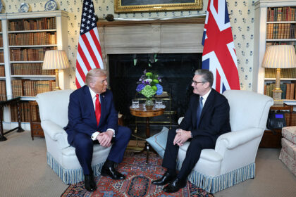 Trump zu Gesprächen bei britischem Premier Starmer