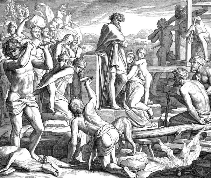 Kain zeigte wie Prometheus Überheblichkeit gegenüber den Göttern indem er eine Stadt baute