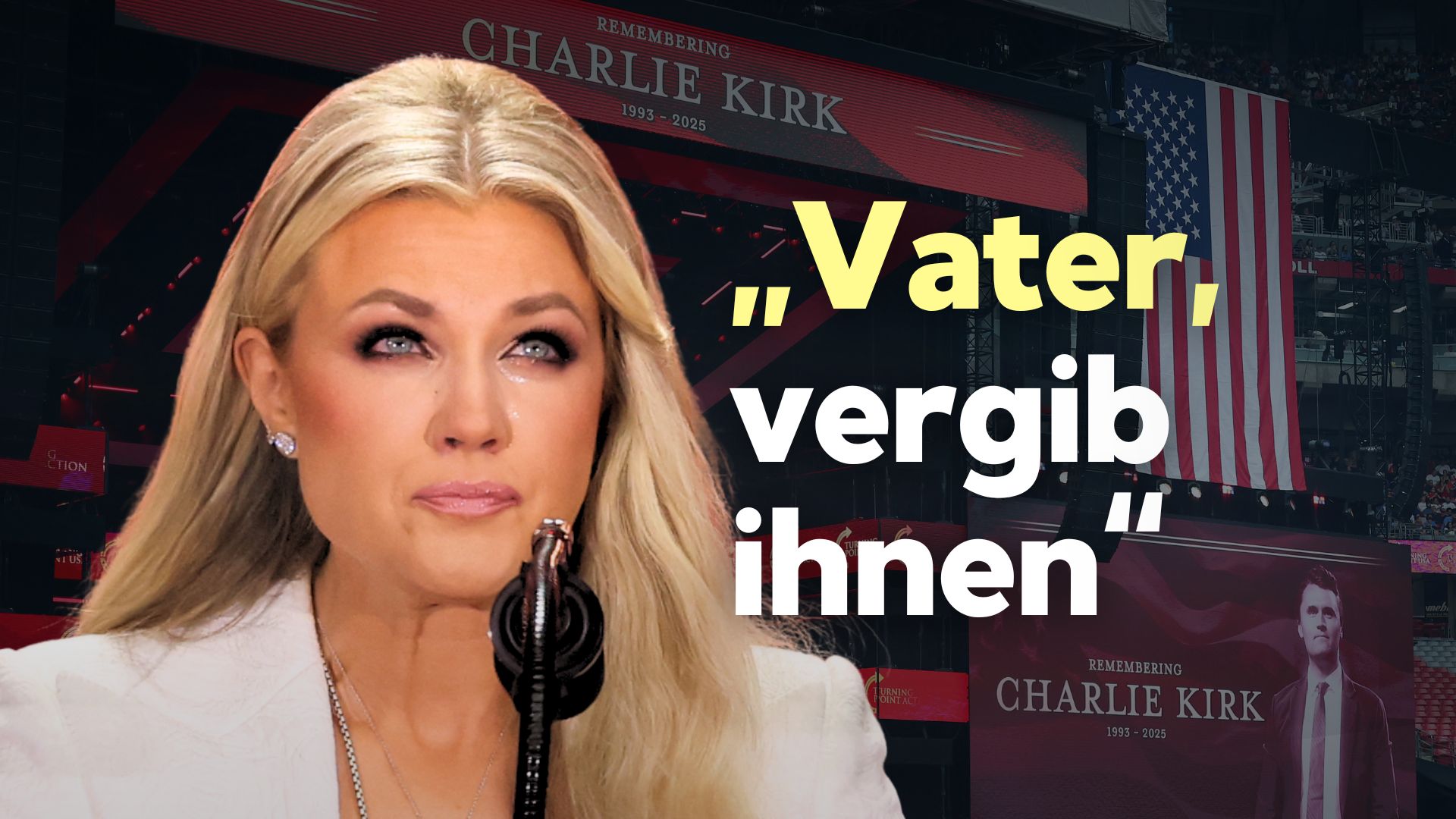Gedenken an Charlie Kirk: Ehefrau vergibt Mörder vor mehr als 70.000 Zuschauern