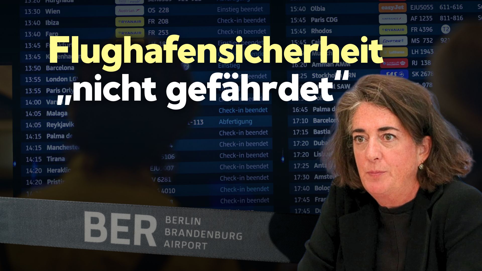 BER nach Cyberangriff weiter mit Ausfällen – Innenministerium: Sicherheit „nicht gefährdet“
