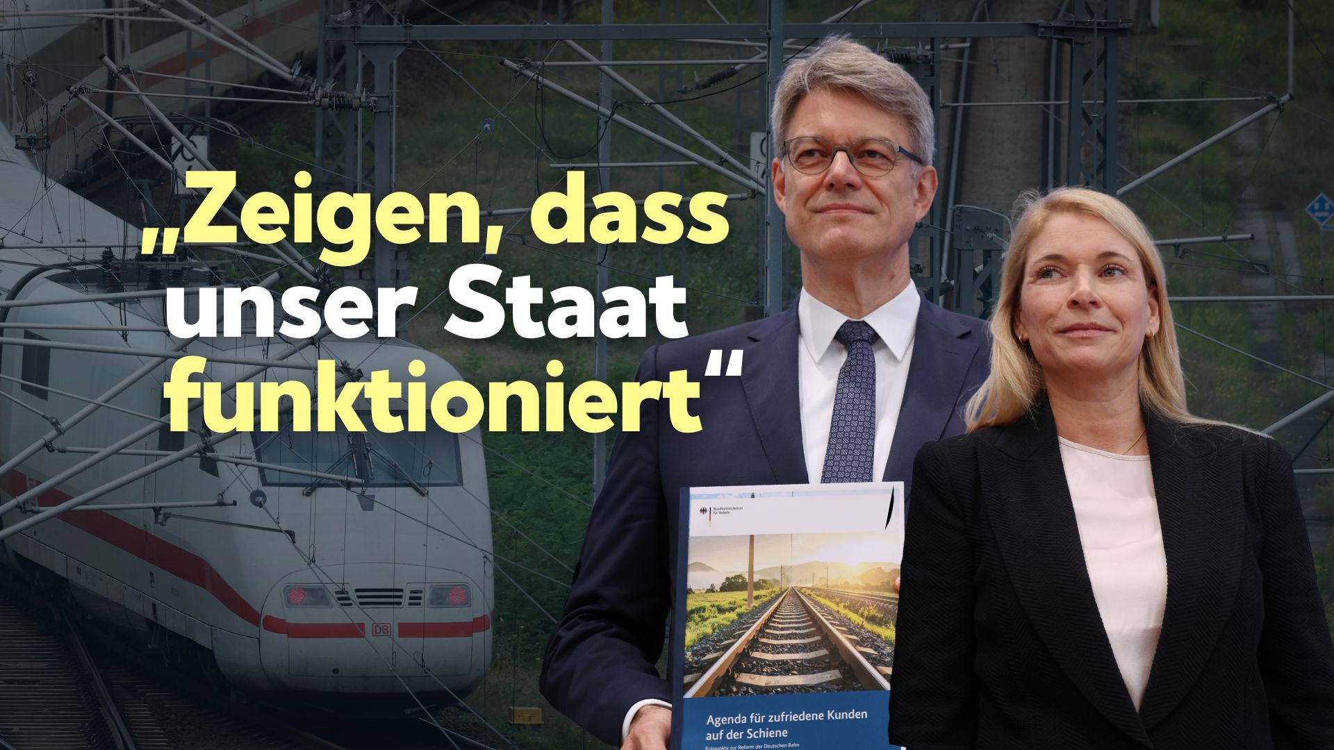 „Schneller, schlanker, schlagkräftiger“: Schnieder macht Palla zu Bahn-Chefin