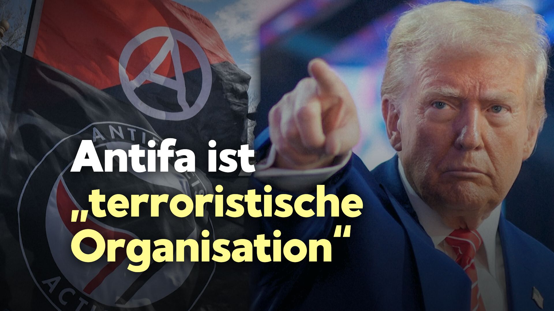 Trump stuft Antifa als Terrororganisation ein: „Antifa ist schrecklich“