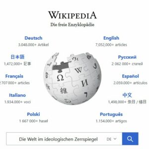 Wikipedia – die Welt im ideologischen Zerrspiegel