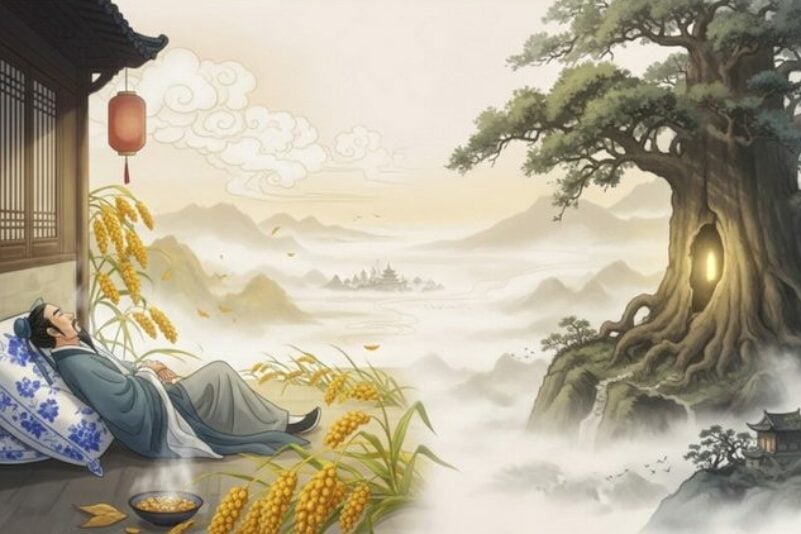 Das Leben, wie im Traum gelebt: Zwei Geschichten aus dem alten China über die Illusion weltlichen Erfolgs