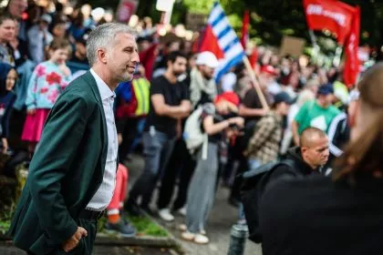 Palmer und AfD-Landeschef Frohnmaier im Schlagabtausch vor großem Publikum