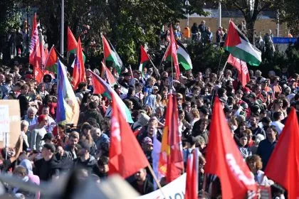 Tausende in Berlin gegen Gazakrieg auf der Straße