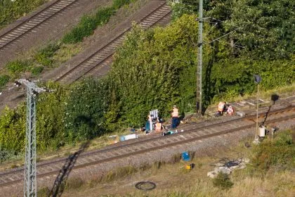 Brand an Bahnstrecke bei Hannover: Staatsschutz ermittelt