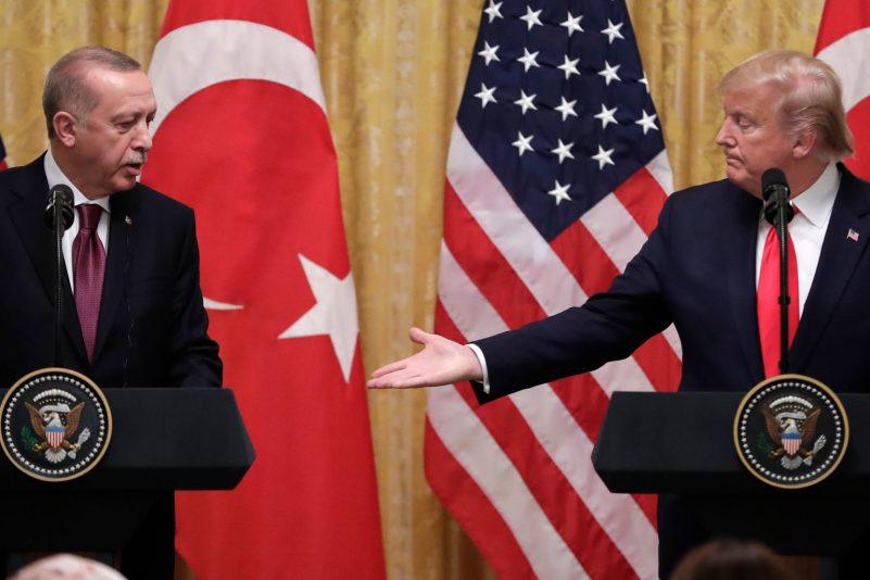US-Präsident Donald Trump und der türkische Präsident Erdogan. (Archivbild)
