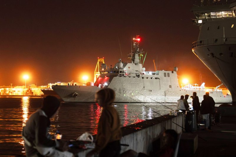 Das spanische Hochsee-Patrouillenboot «Furor» soll der propalästinensischen Global Sumud Flotilla im Notfall Hilfe leisten. Der könnte eintreten, wenn die rund 50 privaten Boote versuchen sollten, die Seeblockade der israelischen Marine des Gazastreifens zu durchbrechen.