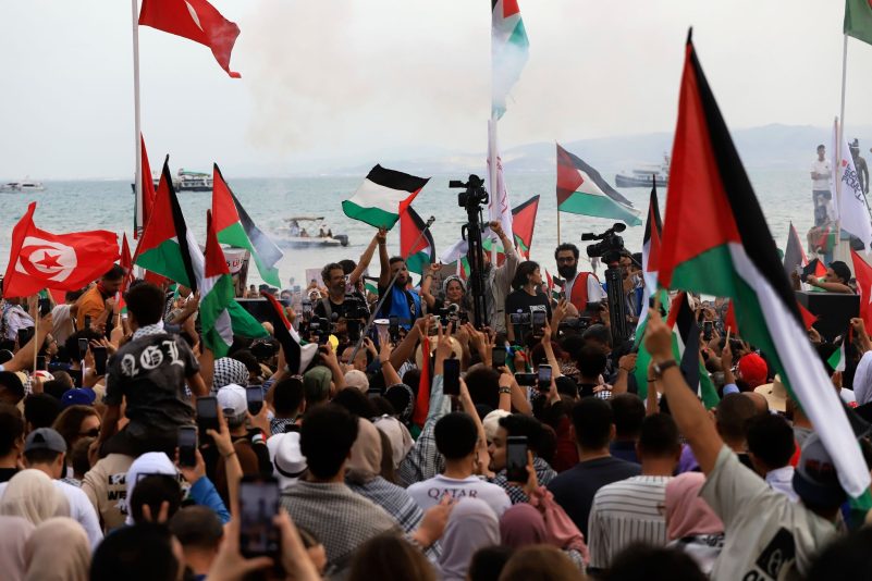 Die «Global Sumud Flotilla» will die israelische Seeblockade des Gazastreifens durchbrechen und Hilfsgüter in den Küstenstreifen bringen. (Archivbild)