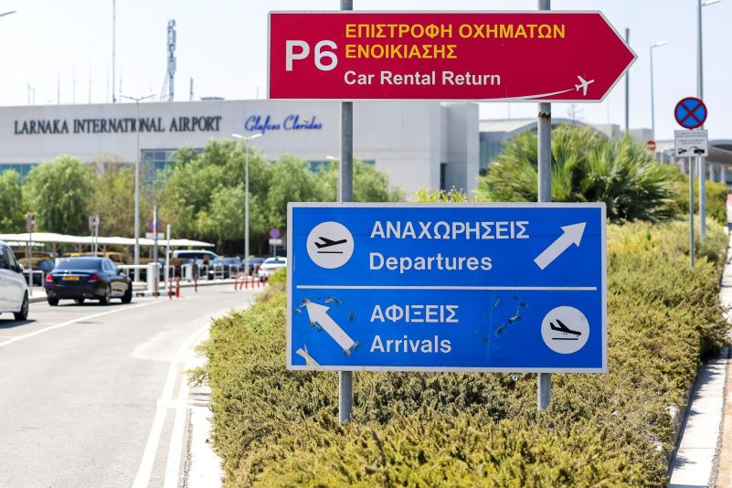 Auch der Flughafen Larnaka ist vom Streik betroffen. (Archivbild)