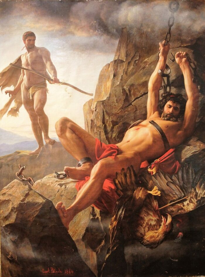 Herakles befreit Prometheus