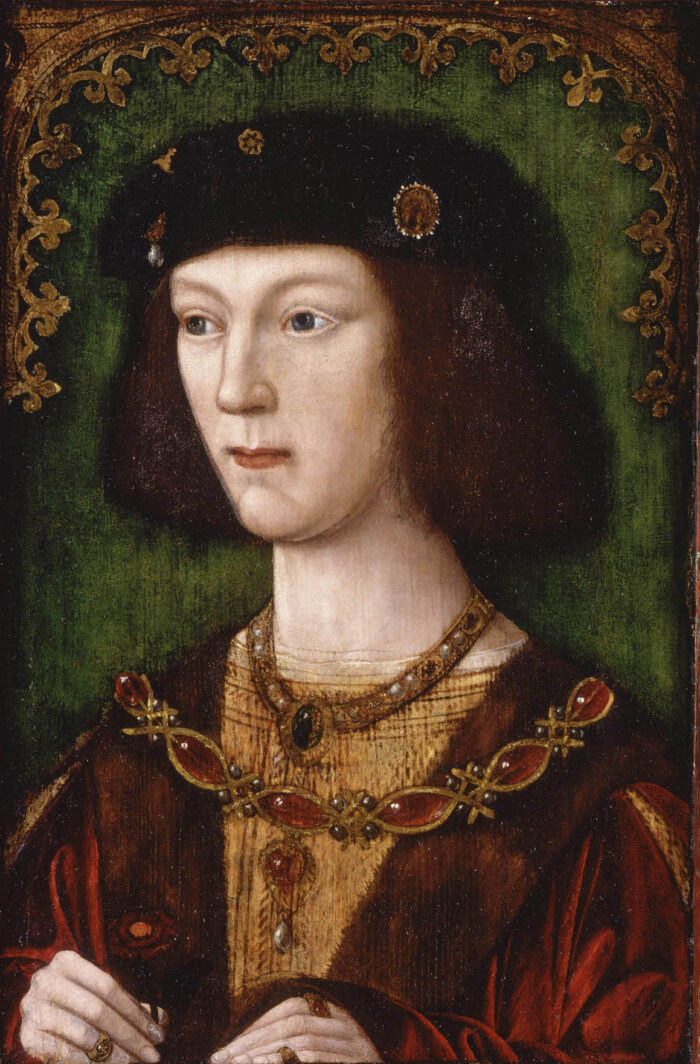 Heinrich VIII. ungefähr im Alter von 18 Jahren