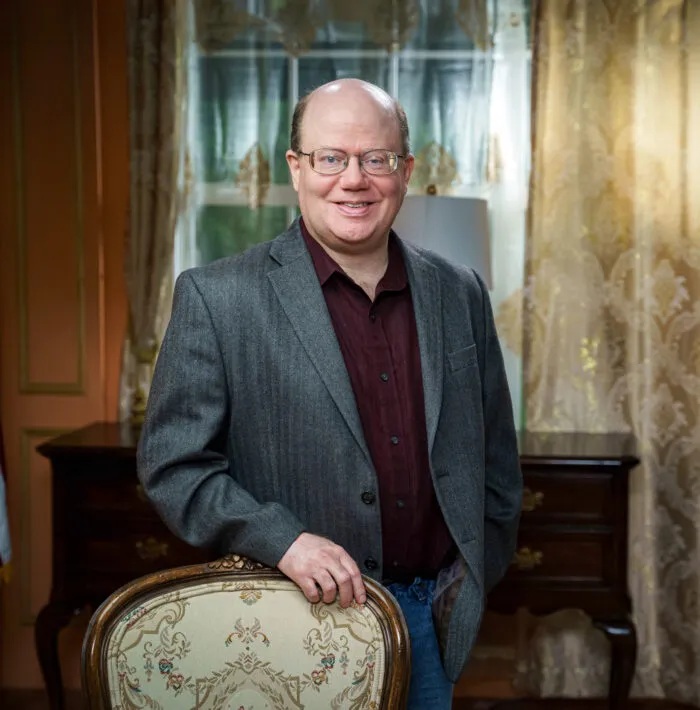 Wikipedia cofounder Larry Sanger in New York City on Sept. 15, 2021. Sanger said the site is systemically biased against conservative, religious, and other points of view. Brendon Fallon/The Epoch Times