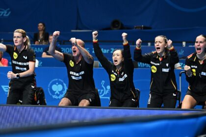 Kaufmann jubelt: Zehnter EM-Titel für Tischtennis-Team