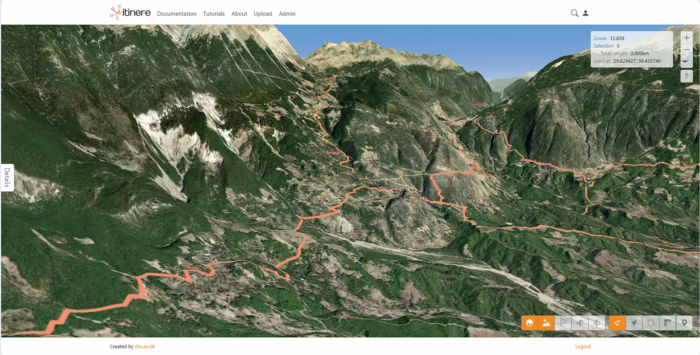 Die neue interaktive Karte zeigt das römische Straßennetz