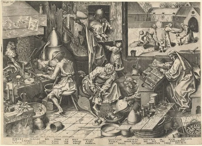 „Der Alchemist“ (1558)