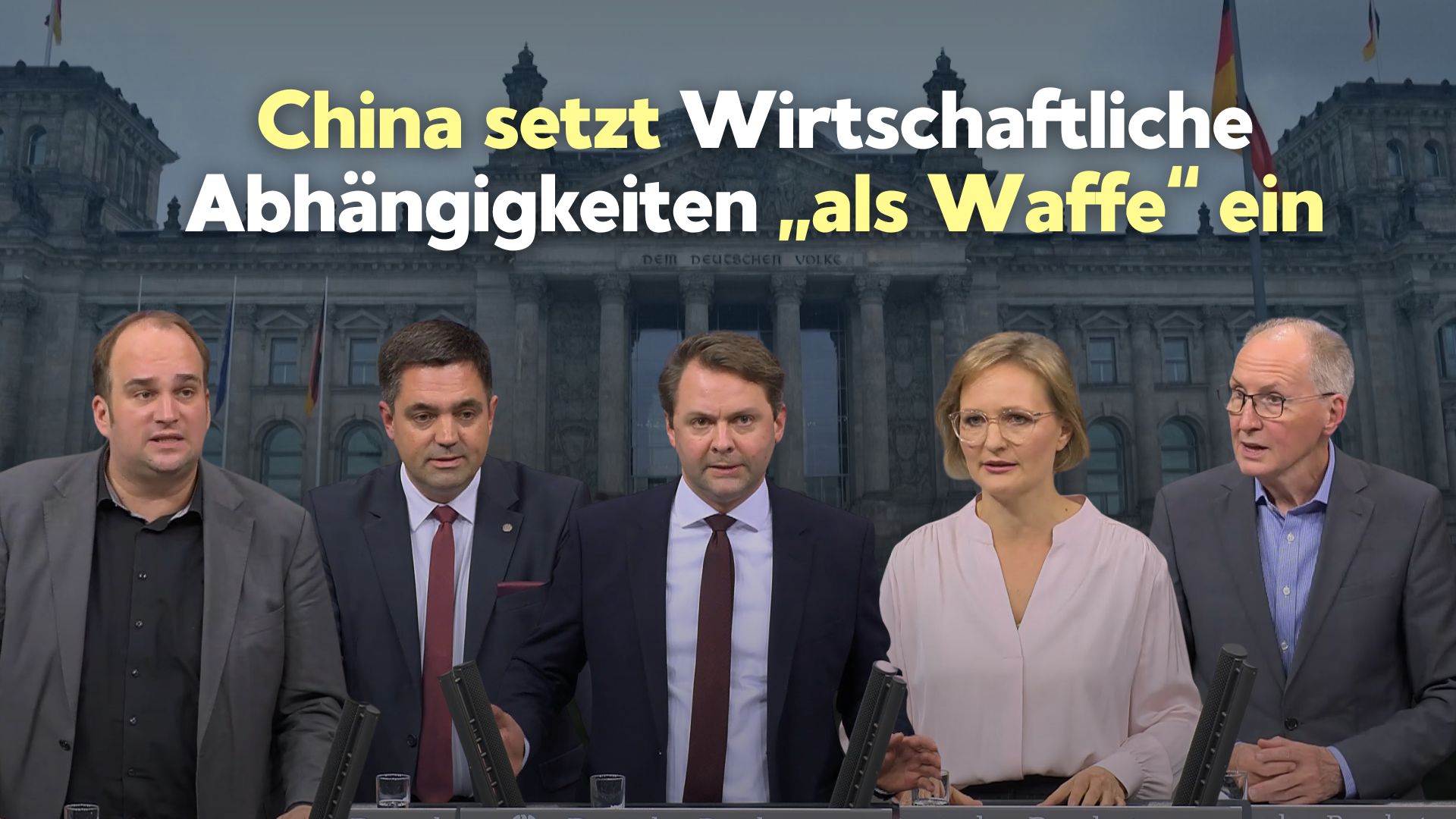 Bundestag setzt China-Kommission ein – soll Wirtschaftsbeziehungen prüfen