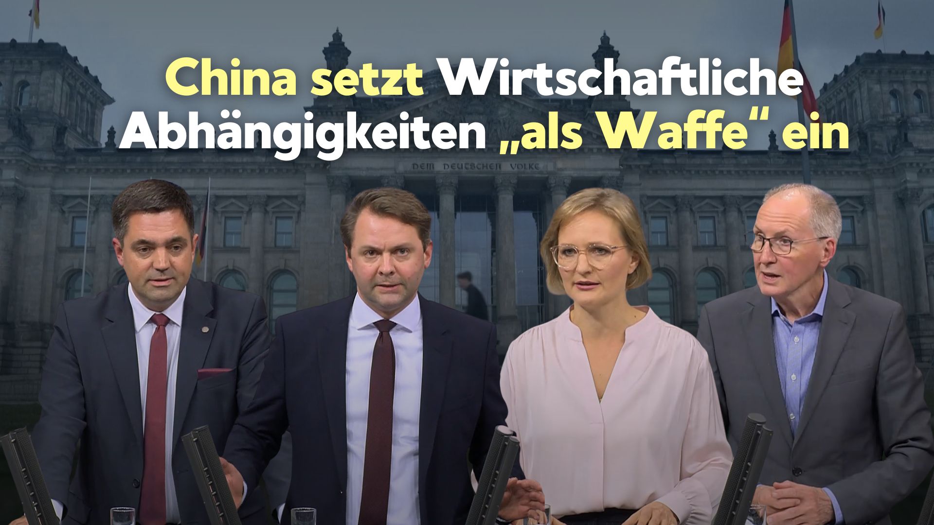 Bundestag setzt China-Kommisssion ein – soll Wirtschaftsbeziehungen prüfen