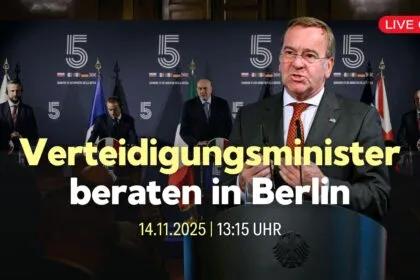 Verteidigungsministertreffen der „Group of Five“ - Pistorius: Weitere 150 Millionen für Waffenlieferungen an Ukraine