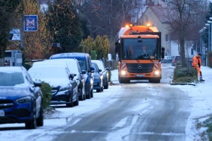 Glatte Straßen: Winterliches Wetter im Süden und Osten