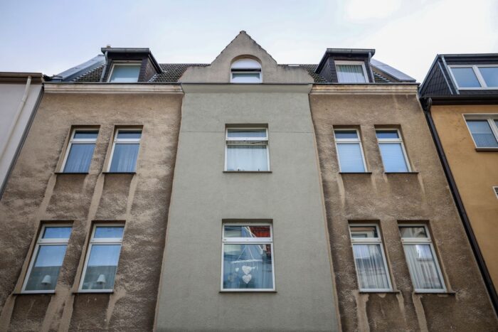 In diesem Mehrfamilienhaus im Bochumer Stadtteil Hamme ereignete sich der folgenschwere Polizeieinsatz.