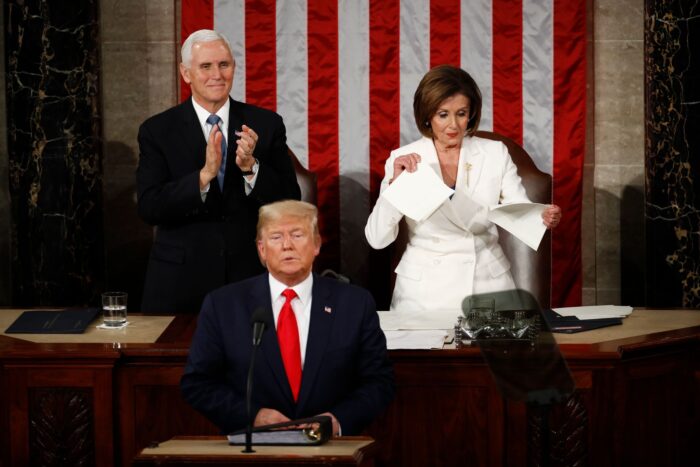 Pelosi machte immer wieder mit ihrer Kritik an Trump Schlagzeilen. (Archivbild)