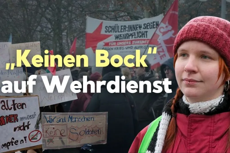 Schulstreik gegen Wehrpflicht: „Lieber einen Tag Schule fehlen, als ein Jahr zur Bundeswehr gehen“
