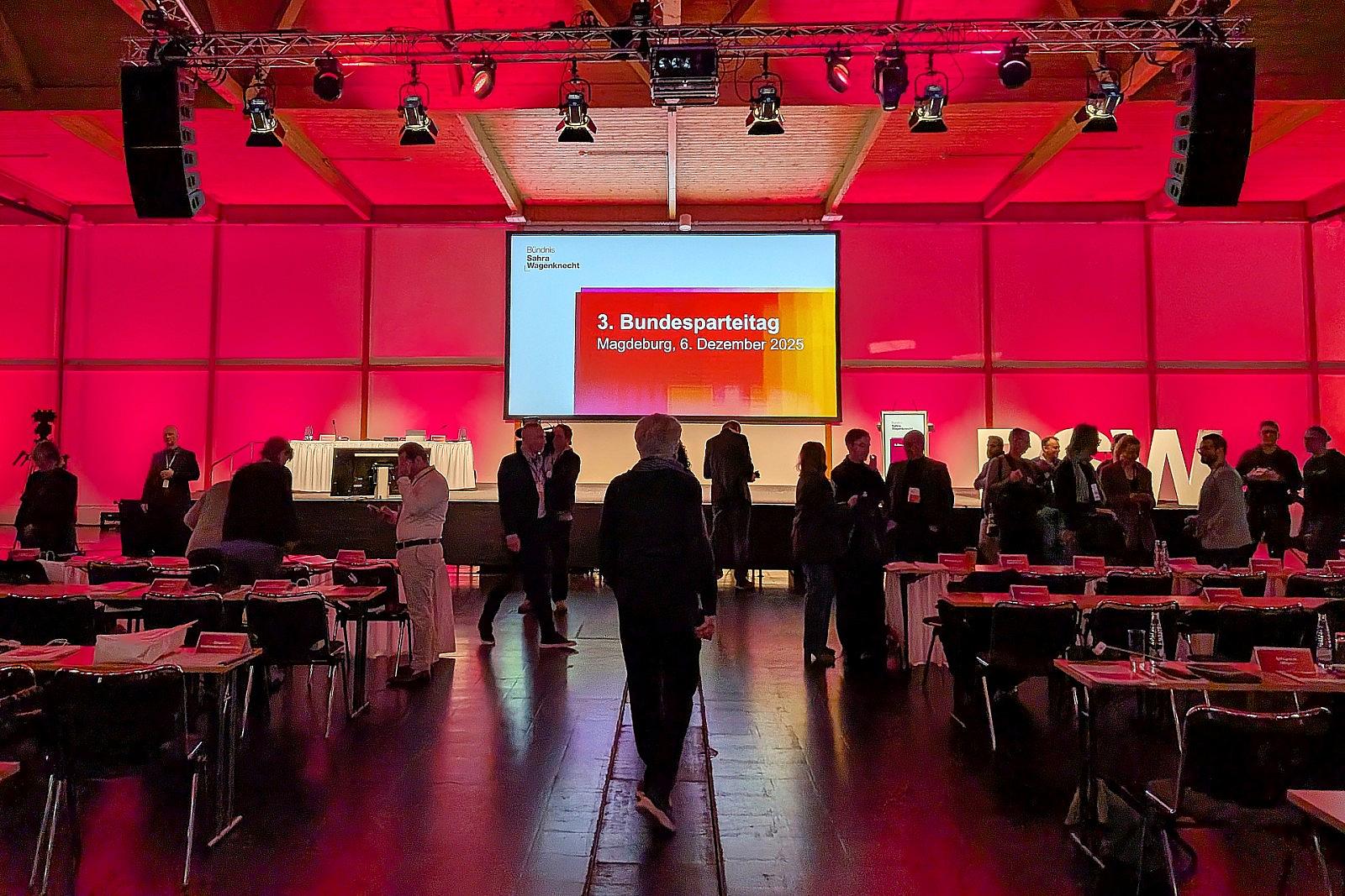 BSW-beginnt-Bundesparteitag-in-Magdeburg-Wahl-neuer-F-hrung-geplant