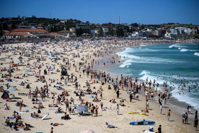 Am berühmten Bondi Beach läuft am Sonntag ein Polizeieinsatz. (Archiv)