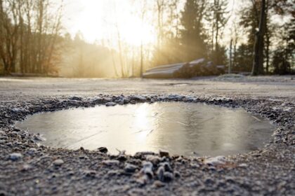 DWD: Auf den Straßen kann es glatt werden